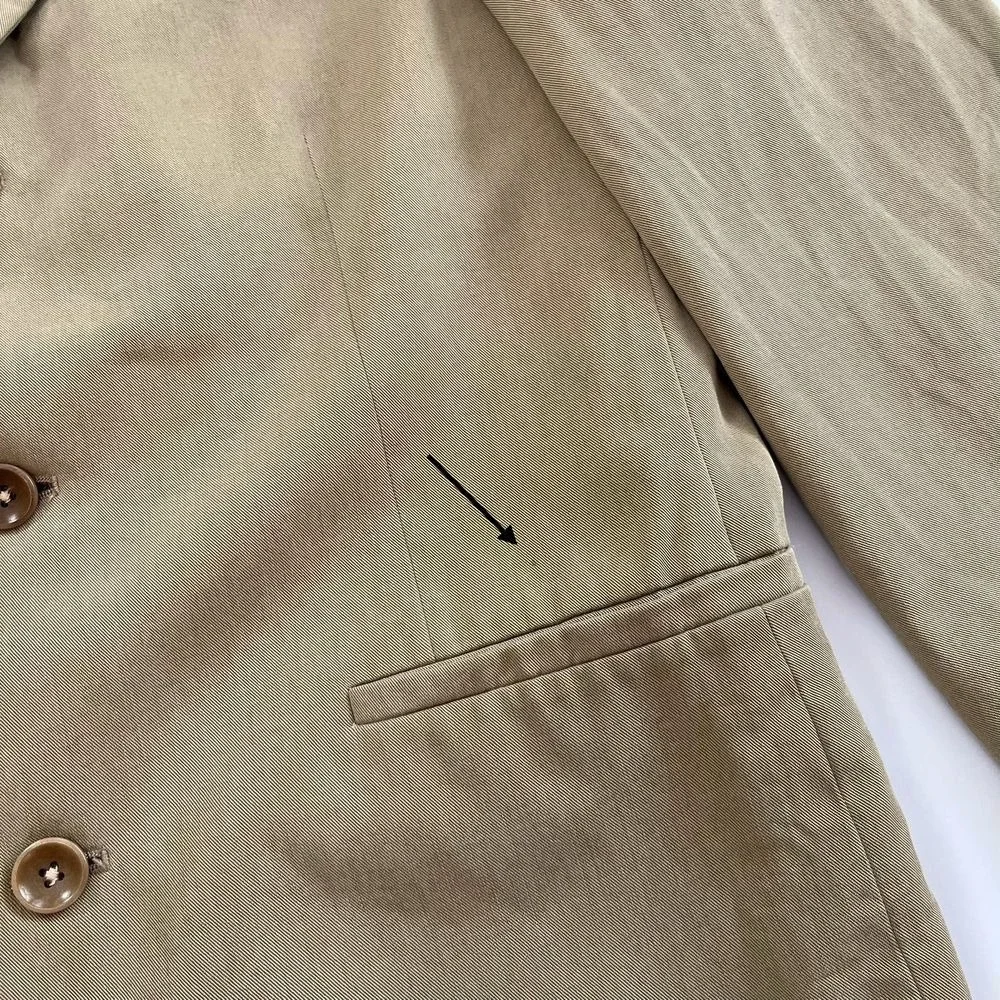Geoffrey Beene Vintage Mens Tan Blazer Sports Jacket Geoffrey Beene Mens Tan 397